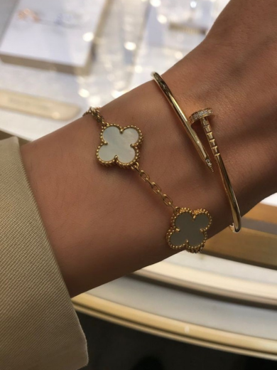 Pulsera Trebol Van Cleef + CAJAREGALO SP